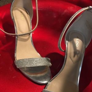 Silver heels